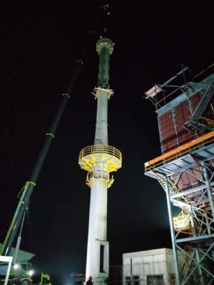 40m Cement lime Plant Chimney stacks